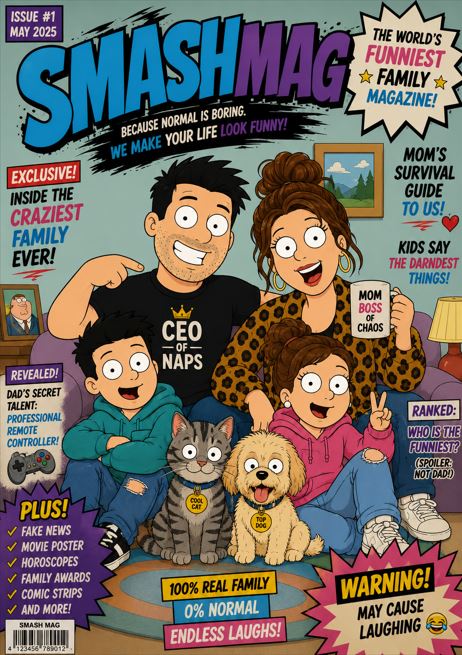 Family Guy magazine cover