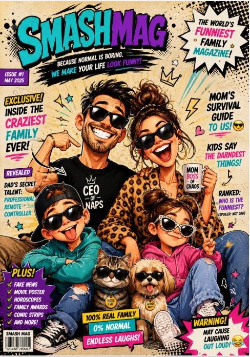 SmashMag Issue #1 — the world's funniest family magazine