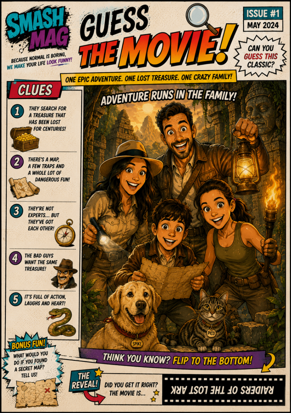 Guess the Movie magazine page